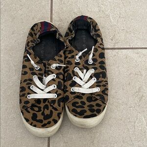Madden Girl Leopard Print Sneakers